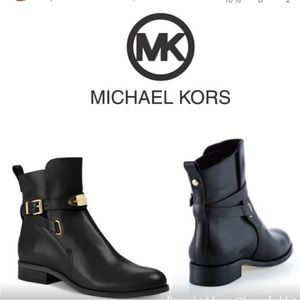 SOLD. This item is sold. Michael Kors Black leather Arley Booties